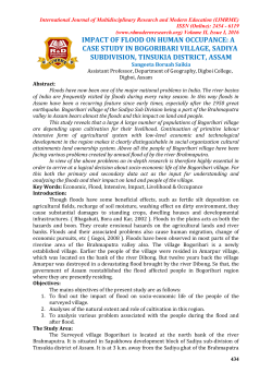 a case study in bogoribari village, sadiya subdivision, tinsukia district