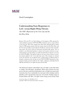 Understanding State Responses to Left-versus Right