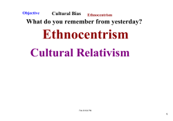 Ethnocentrism