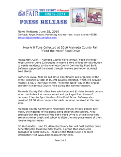News Release: June 25, 2016 Nearly 8 Tons Collected at 2016