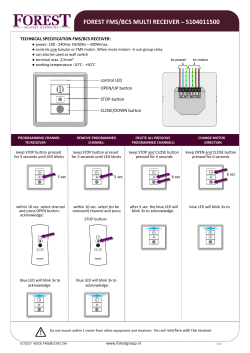 forest fms/bcs multi receiver ̶ 5104011500