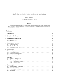 Analysing replicated point patterns in spatstat