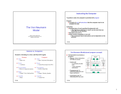 The Von Neumann Model