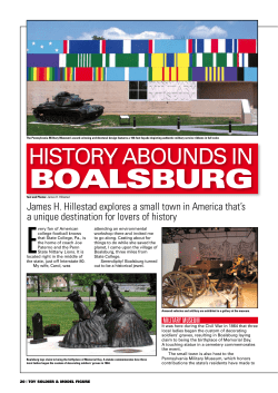History Abounds in Boalsburg
