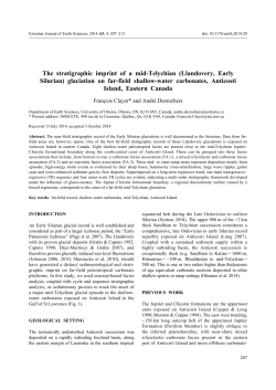 The stratigraphic imprint of a mid