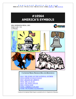 10564 america`s symbols - The Described and Captioned Media