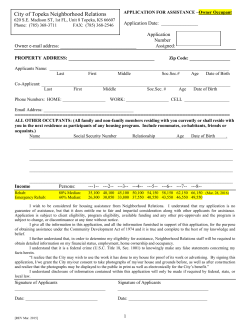 the Emergency Home Repair Program