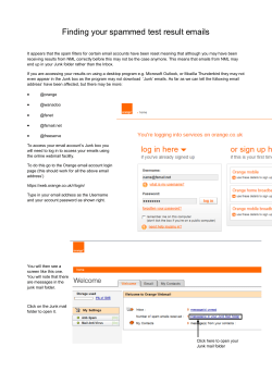 Finding your spammed test result emails