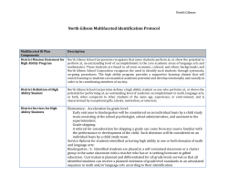 Student Identification - North Gibson School Corporation