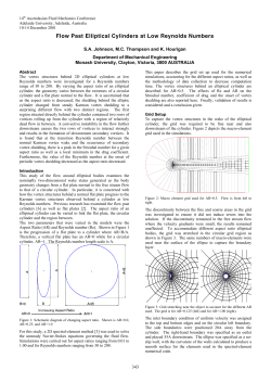 Flow Past Elliptical Cylinders at Low Reynolds Numbers