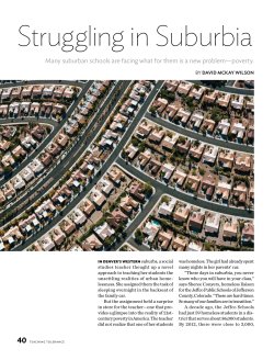 Struggling in Suburbia