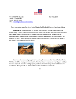 Farm Innovators, Inc. #2584 Heated Saddle Pad