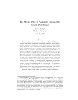 The Market Price of Aggregate Risk and the Wealth