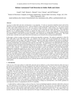 Robust Automated Void Detection in Solder Balls and