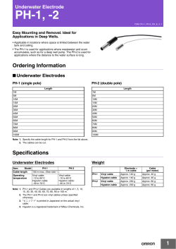PH-1, -2 - Mouser Electronics