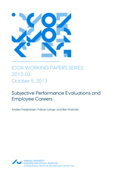 Subjective Performance