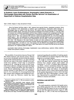 Is Systemic Lupus Erythematosus, Amyotrophic Lateral Sclerosis, or