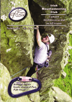 Summer 2007  - Irish Mountaineering Club