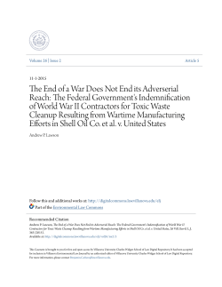 The End of a War Does Not End its Adverserial