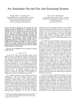 An Automatic On-site Fire Ant Screening System