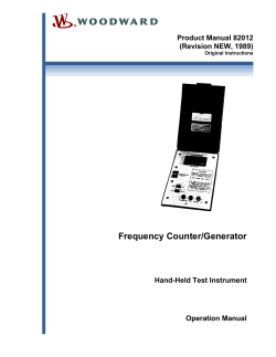 Frequency Counter/Generator