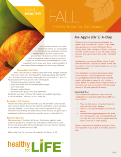 Busy Fall Schedule Health Tips