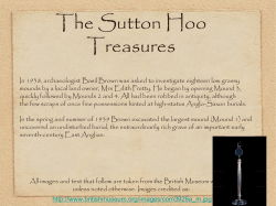 The Sutton Hoo Treasures