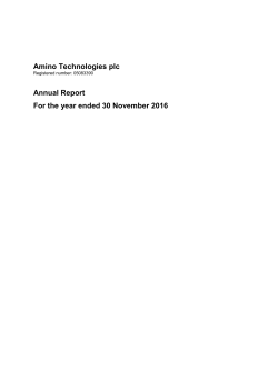 Annual Report and Accounts 2016