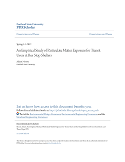 An Empirical Study of Particulate Matter Exposure for