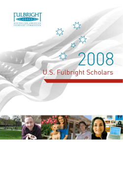 2008 - Australian-American Fulbright Commission