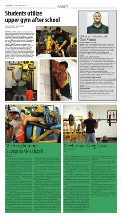 Students utilize upper gym after school