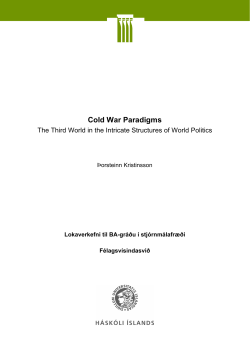 Cold War Paradigms