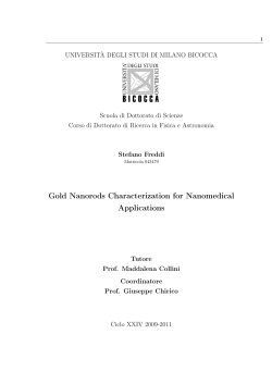 Gold Nanorods Characterization for Nanomedical Applications