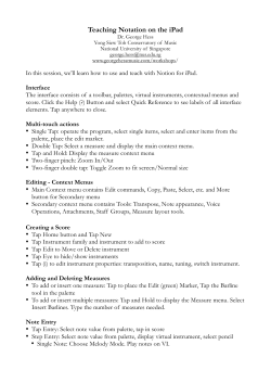 Teaching Notation on the iPad