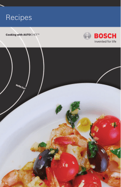 Recipes - Canadian Appliance Source