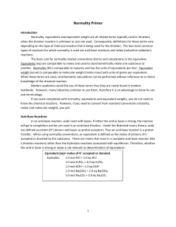 Normality Primer