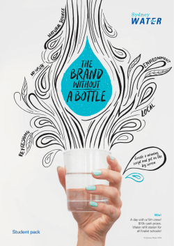 Student pack - Our Sydney Our Water
