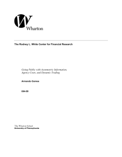 Going Public with Asymmetric Information, Agency Costs, and