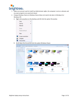 Download: Brightree Laptop Setup Instructions