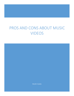 Music videos became a popular visual