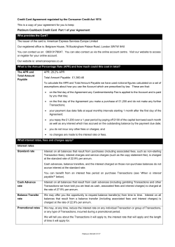 Terms and Conditions