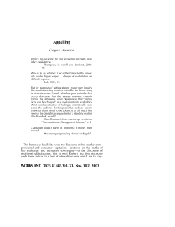 Appalling - Works and Days