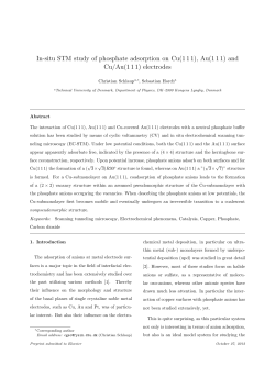 Au(1 1 1) and Cu/Au(1 1 1)