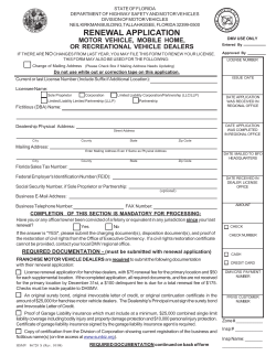 Motor Vehicle, Mobile Home, or Recreational