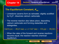 6 - systems at equilibrium (keq)