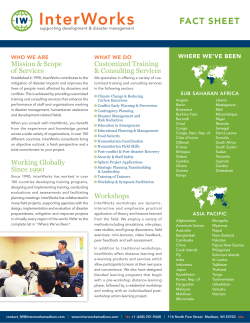 InterWorks Fact Sheet