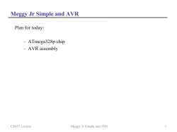 Meggy Jr Simple and AVR