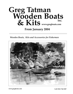 Greg Tatman Wooden Boats