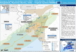 Bangladesh, Myanmar/Burma, India &ndash; Tropical Cyclone
