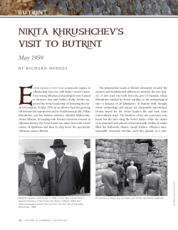 nikita khrushchev`s visit to butrint